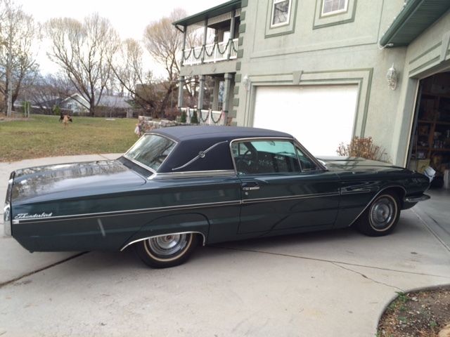 1966 Green Ford Thunderbird Coupe