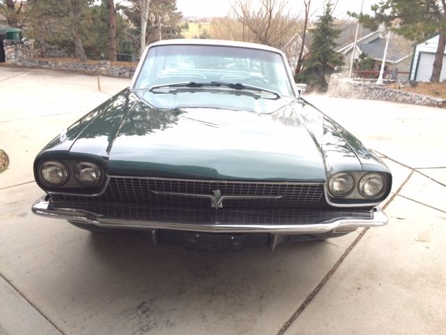 1966 Green Ford Thunderbird Coupe
