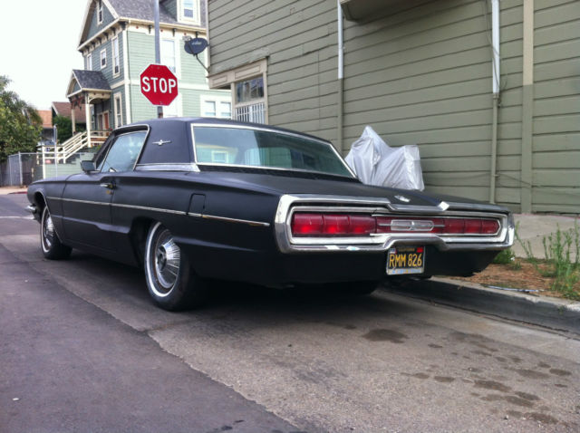 1966 Black Ford Thunderbird Coupe
