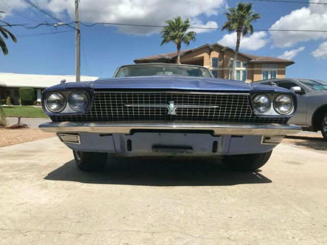 1966 Blue Ford Thunderbird