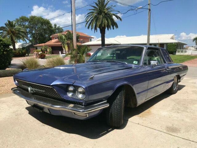 1966 Blue Ford Thunderbird