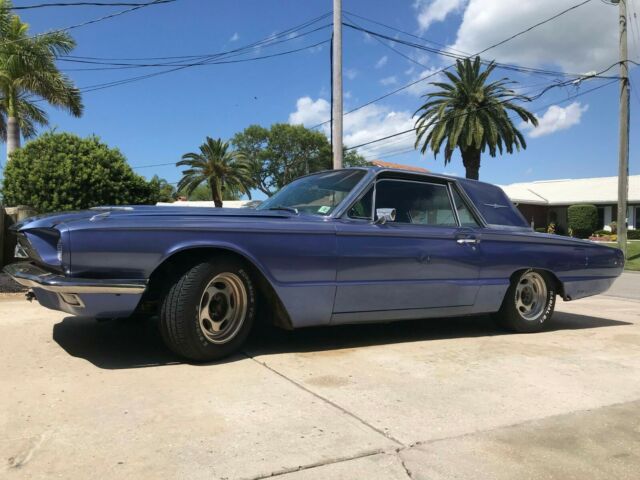 1966 Blue Ford Thunderbird