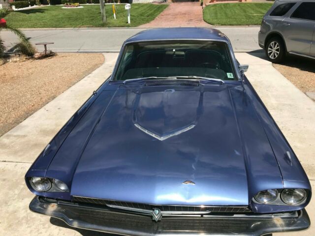 1966 Blue Ford Thunderbird