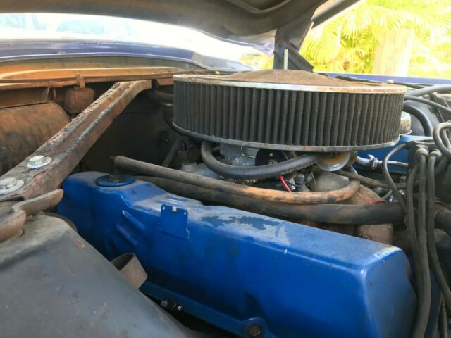 1966 Blue Ford Thunderbird