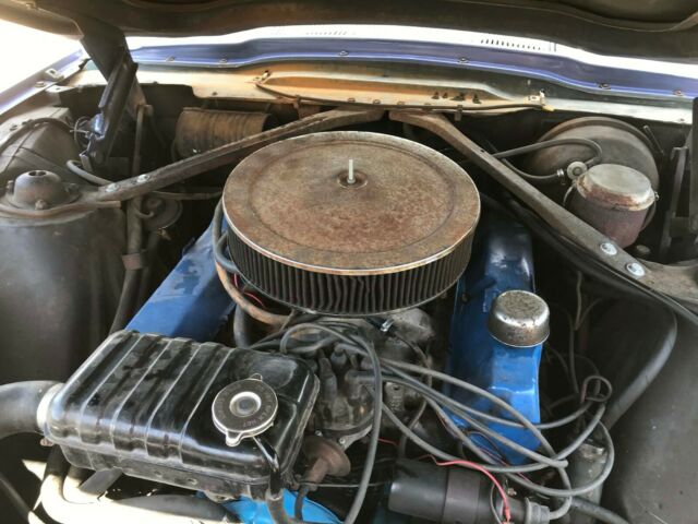 1966 Blue Ford Thunderbird