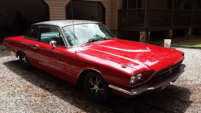 1966 Red Ford Thunderbird Coupe