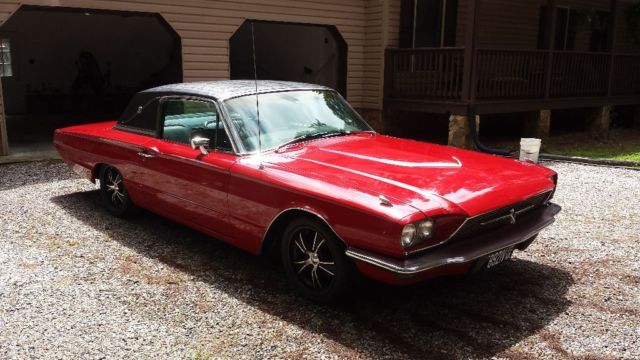 1966 Red Ford Thunderbird Coupe