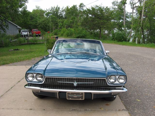 1966 Blue Ford Thunderbird Convertible
