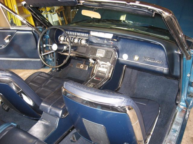 1966 Blue Ford Thunderbird Convertible