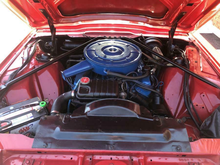 1966 Red Ford Thunderbird Convertible