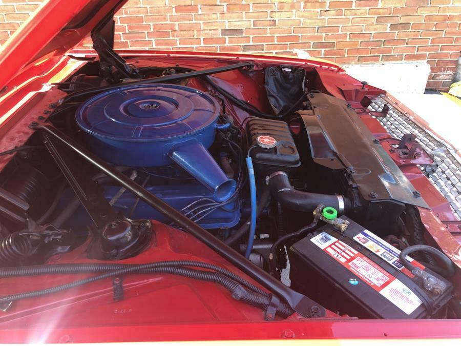 1966 Red Ford Thunderbird Convertible