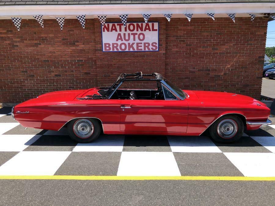 1966 Red Ford Thunderbird Convertible