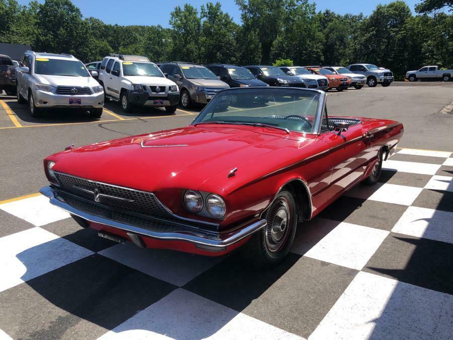 1966 Red Ford Thunderbird Convertible