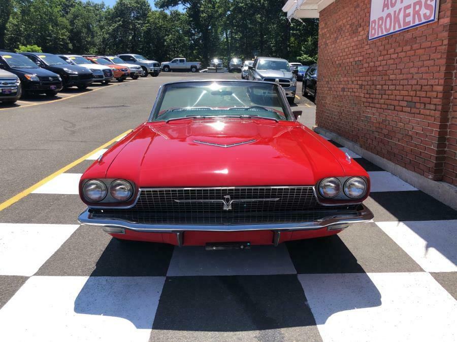 1966 Red Ford Thunderbird Convertible