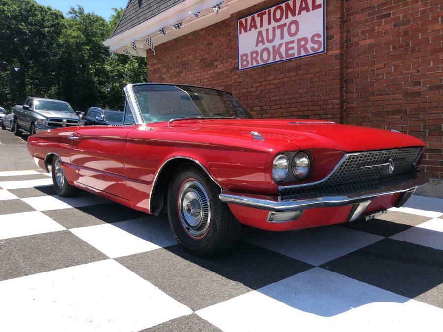 1966 Red Ford Thunderbird Convertible