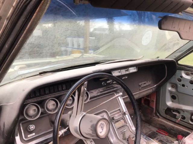 1966 Cream Ford Thunderbird Convertible