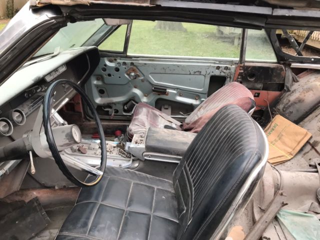 1966 Cream Ford Thunderbird Convertible