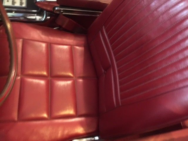 1966 Red Ford Thunderbird Convertible