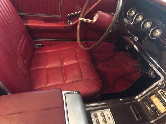1966 Red Ford Thunderbird Convertible