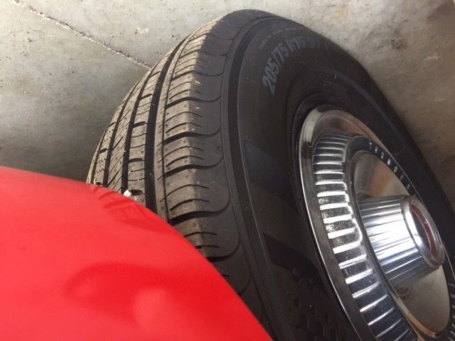 1966 Red Ford Thunderbird Convertible