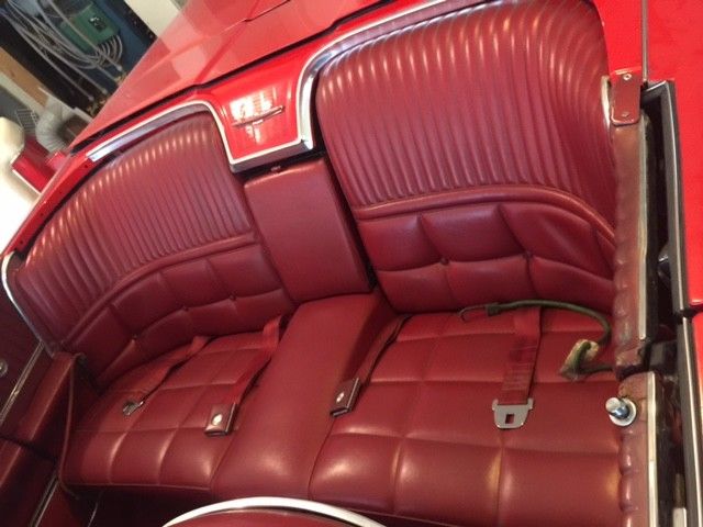 1966 Red Ford Thunderbird Convertible