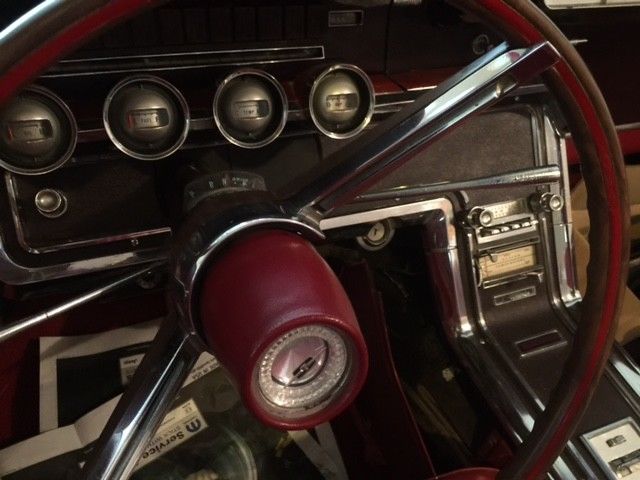 1966 Red Ford Thunderbird Convertible