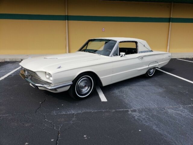 1966 White Ford Thunderbird 2 door