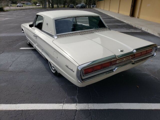 1966 White Ford Thunderbird 2 door
