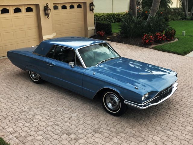 1966 Blue Ford Thunderbird Coupe