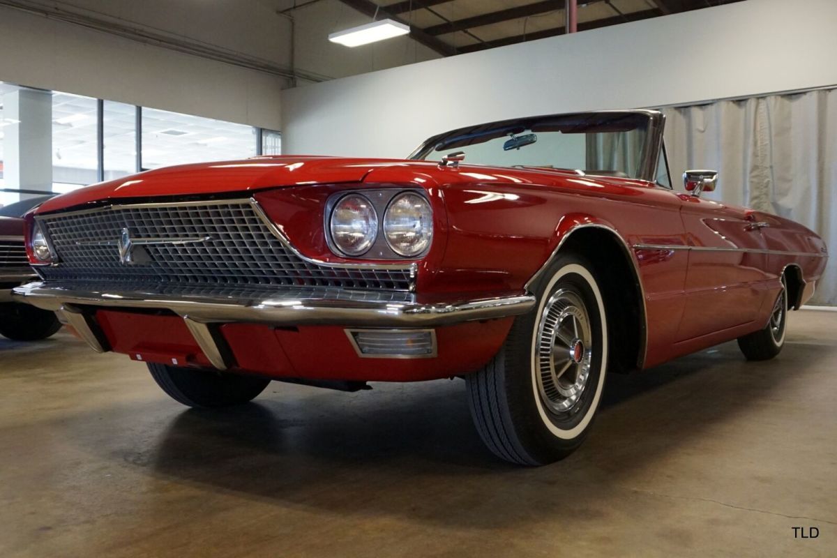 1966 Red Ford Thunderbird --