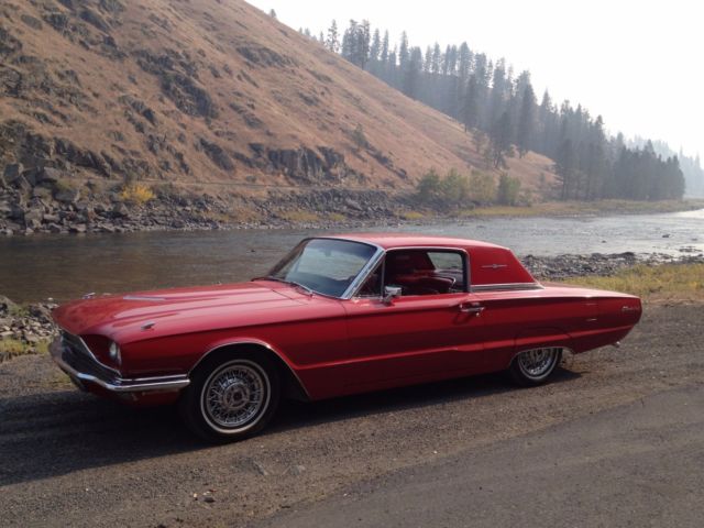 1966 Red Ford Thunderbird Coupe