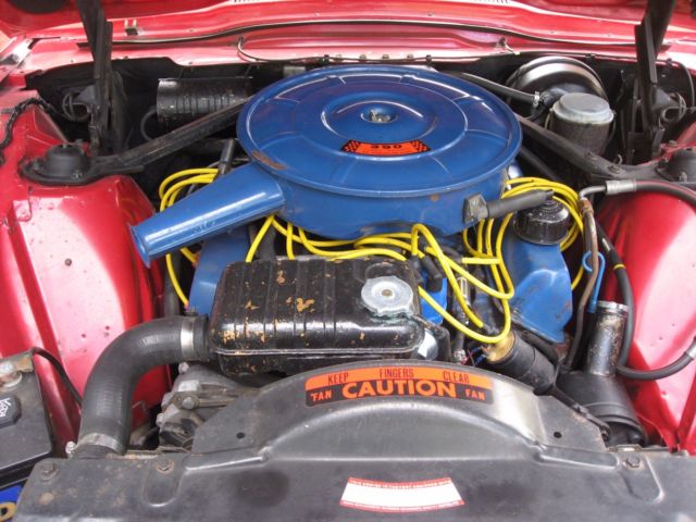 1966 Red Ford Thunderbird Coupe