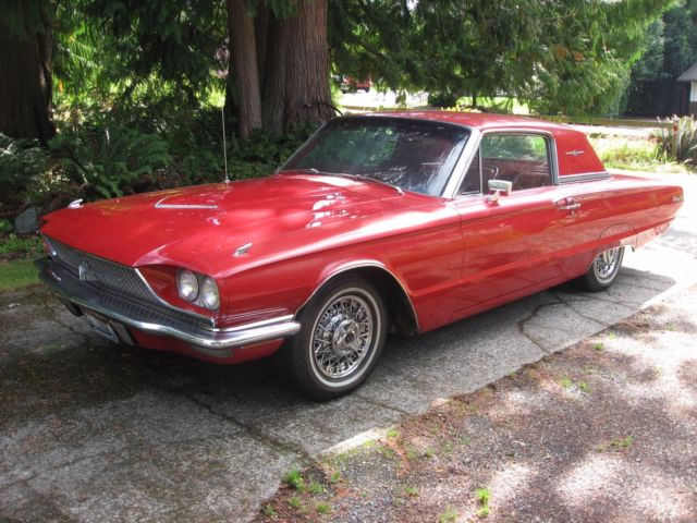 1966 Red Ford Thunderbird Coupe