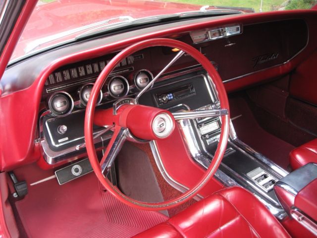 1966 Red Ford Thunderbird Coupe
