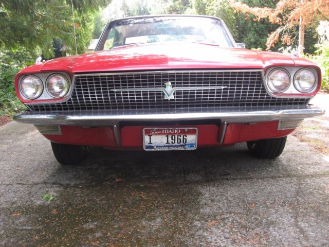 1966 Red Ford Thunderbird Coupe