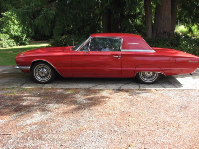 1966 Red Ford Thunderbird Coupe