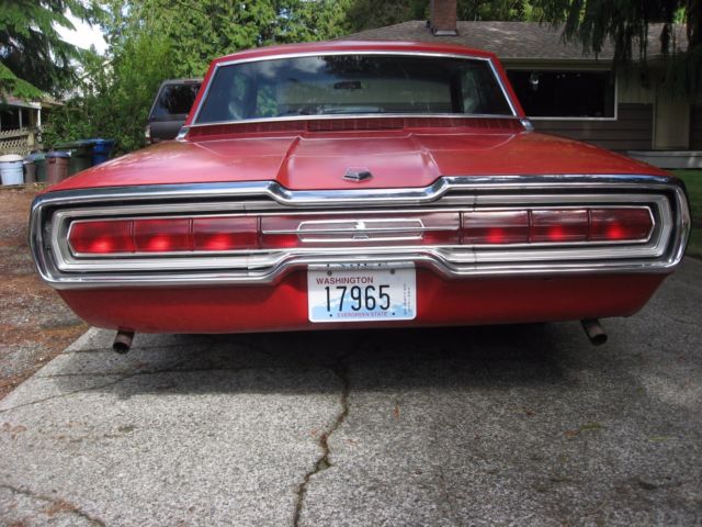 1966 Red Ford Thunderbird Coupe