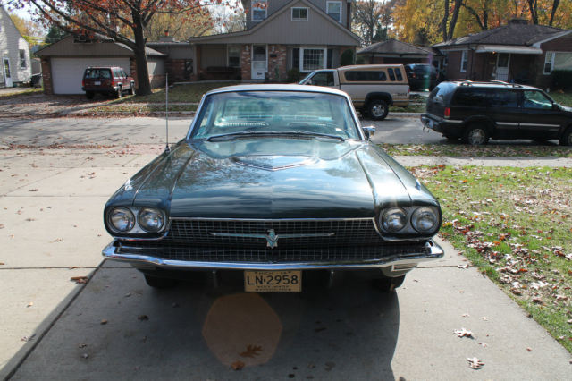 1966 Green Ford Thunderbird Coupe