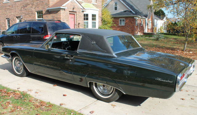 1966 Green Ford Thunderbird Coupe