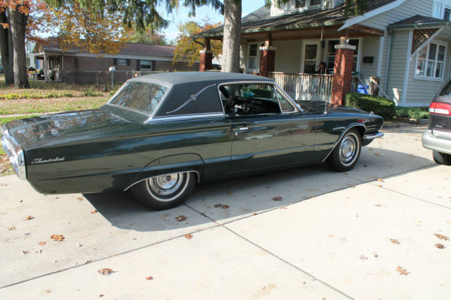 1966 Green Ford Thunderbird Coupe