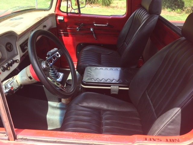 1966 Red Ford F-100 2 door