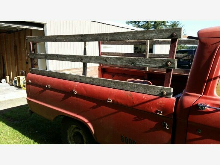 1966 Red Ford F-100 Standard Cab Pickup