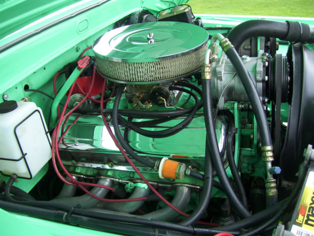 1966 Teal Ford F-100 Extended Cab Pickup