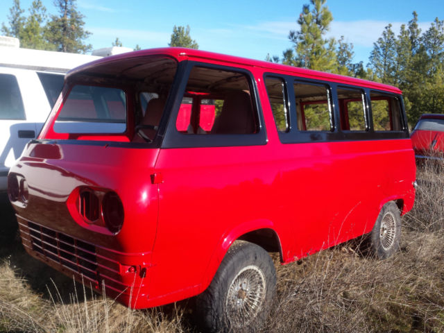 1966 Red/Black Ford E-Series Van