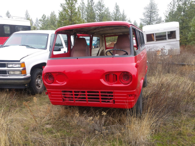 1966 Red/Black Ford E-Series Van