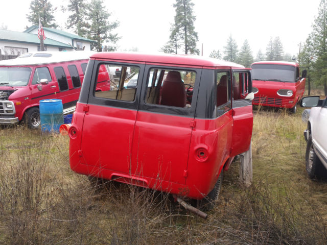 1966 Red/Black Ford E-Series Van