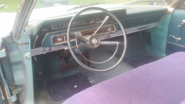 1966 Blue Ford Galaxie Convertible