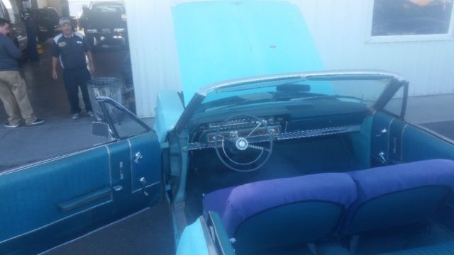1966 Blue Ford Galaxie Convertible