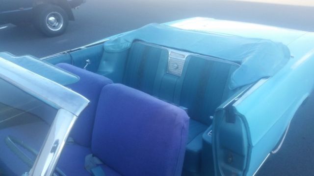 1966 Blue Ford Galaxie Convertible