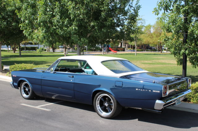 1966 Blue Ford Galaxie Fastback